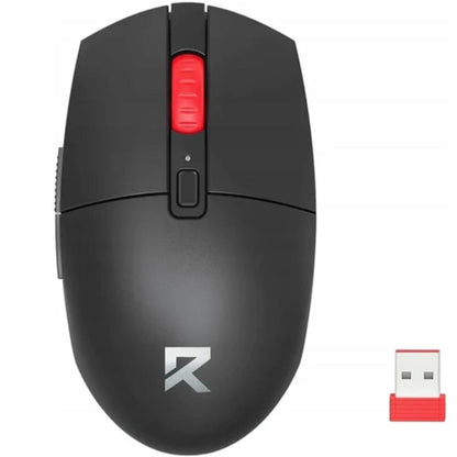 Redragon BM-2839 Wireless Office Mouse | 1600 DPI | 2.4GHz Wireless | 6 Buttons | Programmable Buttons | Ergonomic Design | Black