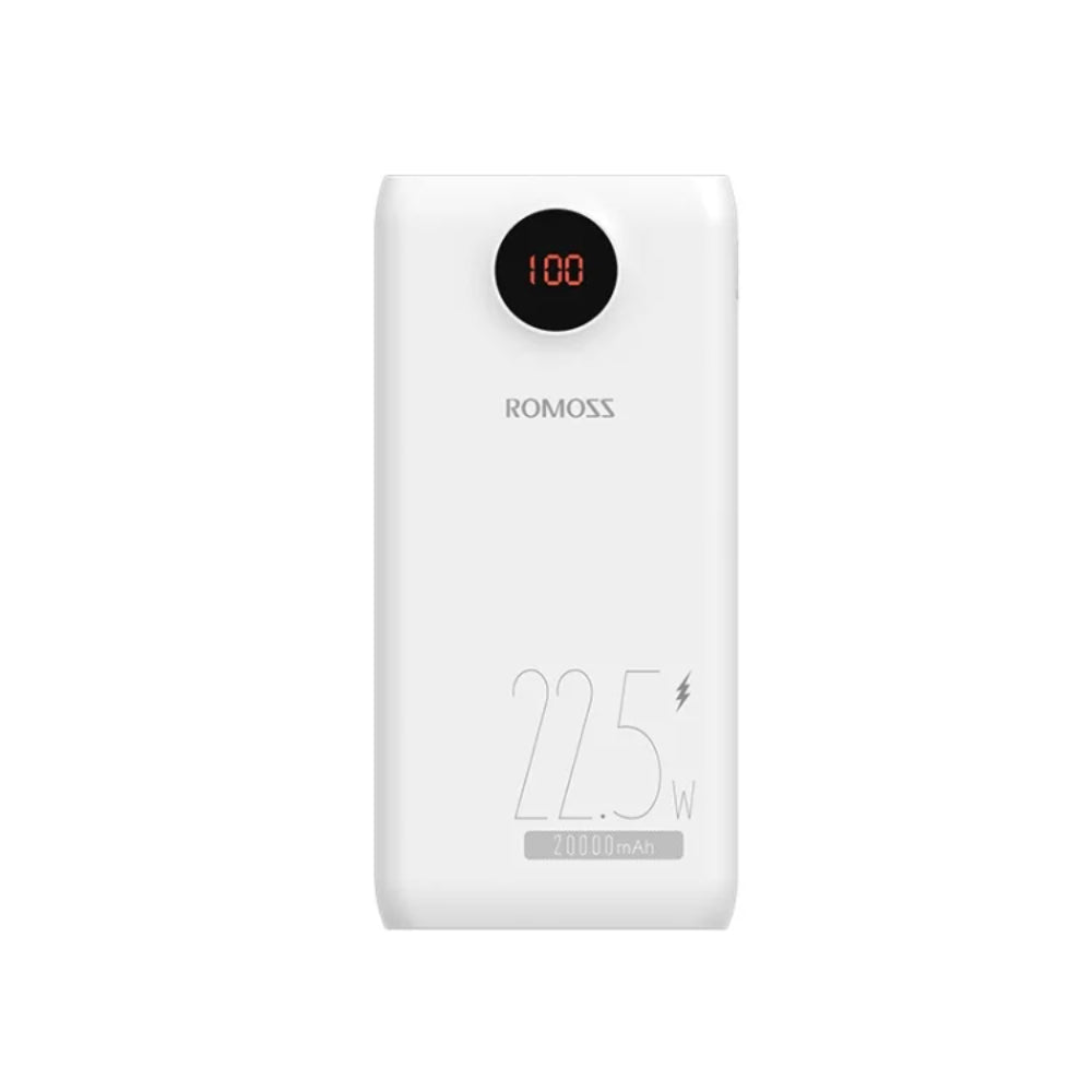 ROMOSS 20000mAh 22.5W PD Power Bank | Premium High‑Capacity Charger
