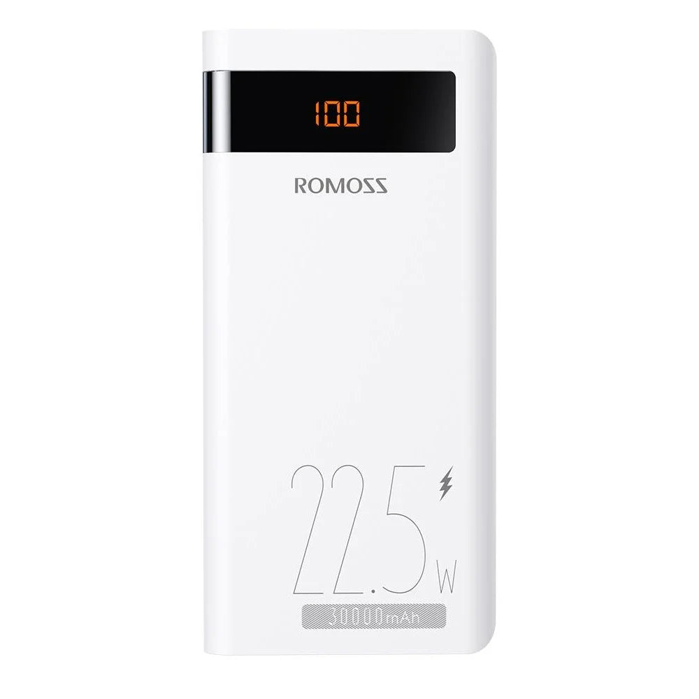 ROMOSS Sense 8PF 30000mAh 22.5W PD Power Bank | Premium Ultra‑Capacity Charger