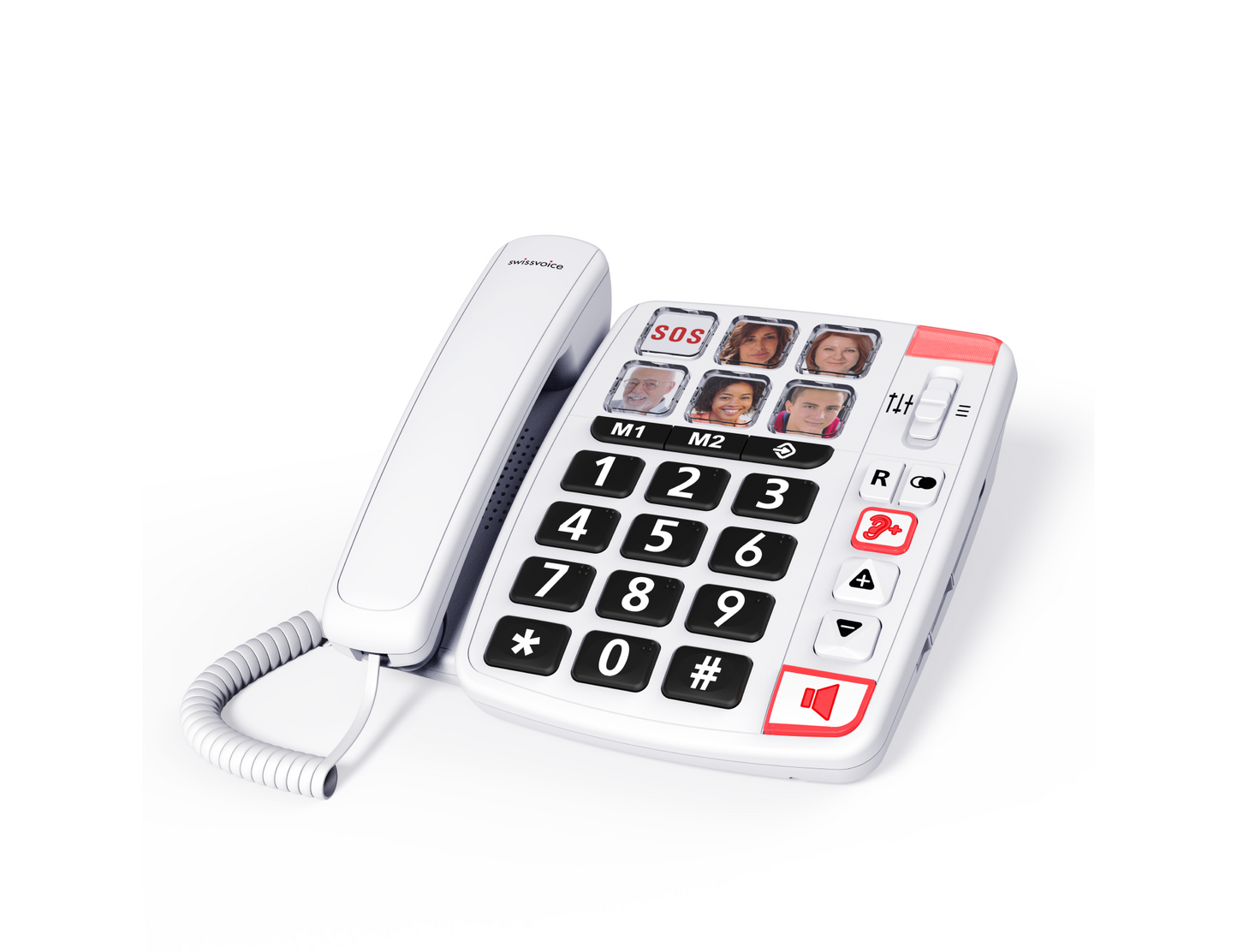 Swissvoice Xtra 1110 | Easy-to-use corded phone with 6 photo memories