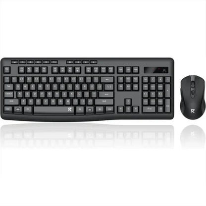 Redragon BS-7367A Wireless Keyboard and Mouse Combo | Full-Size Membrane Keyboard | 4000 DPI Optical Mouse | 2.4GHz Wireless | Ergonomic Palm Rest