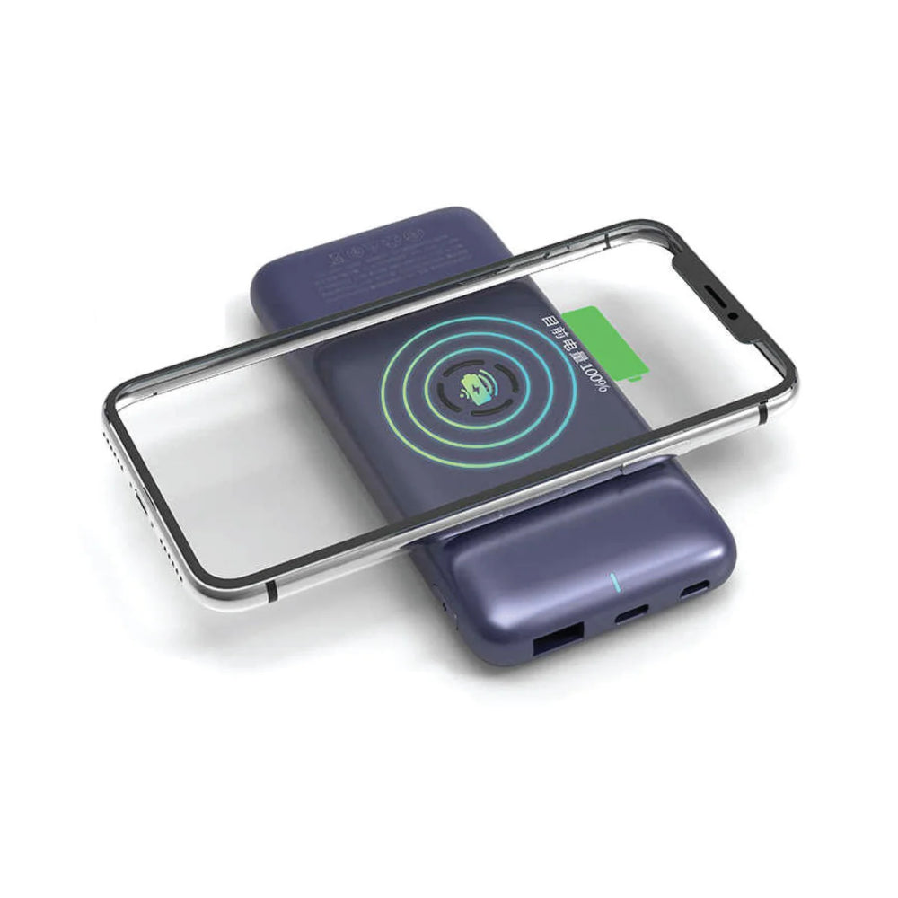 ROMOSS WSL10 Wireless 10000mAh QC 3.0 + PD Power Bank | Premium Wireless Charger