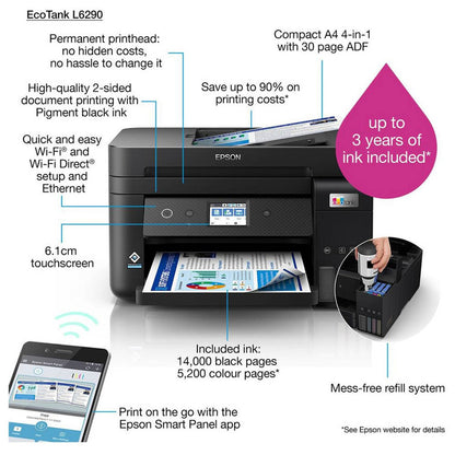 Epson EcoTank L6290 | 4-in-1 Office Ink Tank Printer