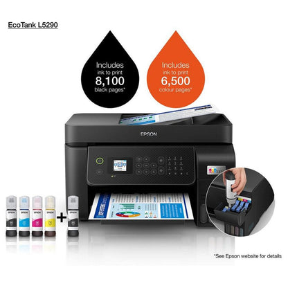Epson EcoTank L5290 | 4-in-1 Ink Tank Printer with ADF, Wi-Fi & Fax