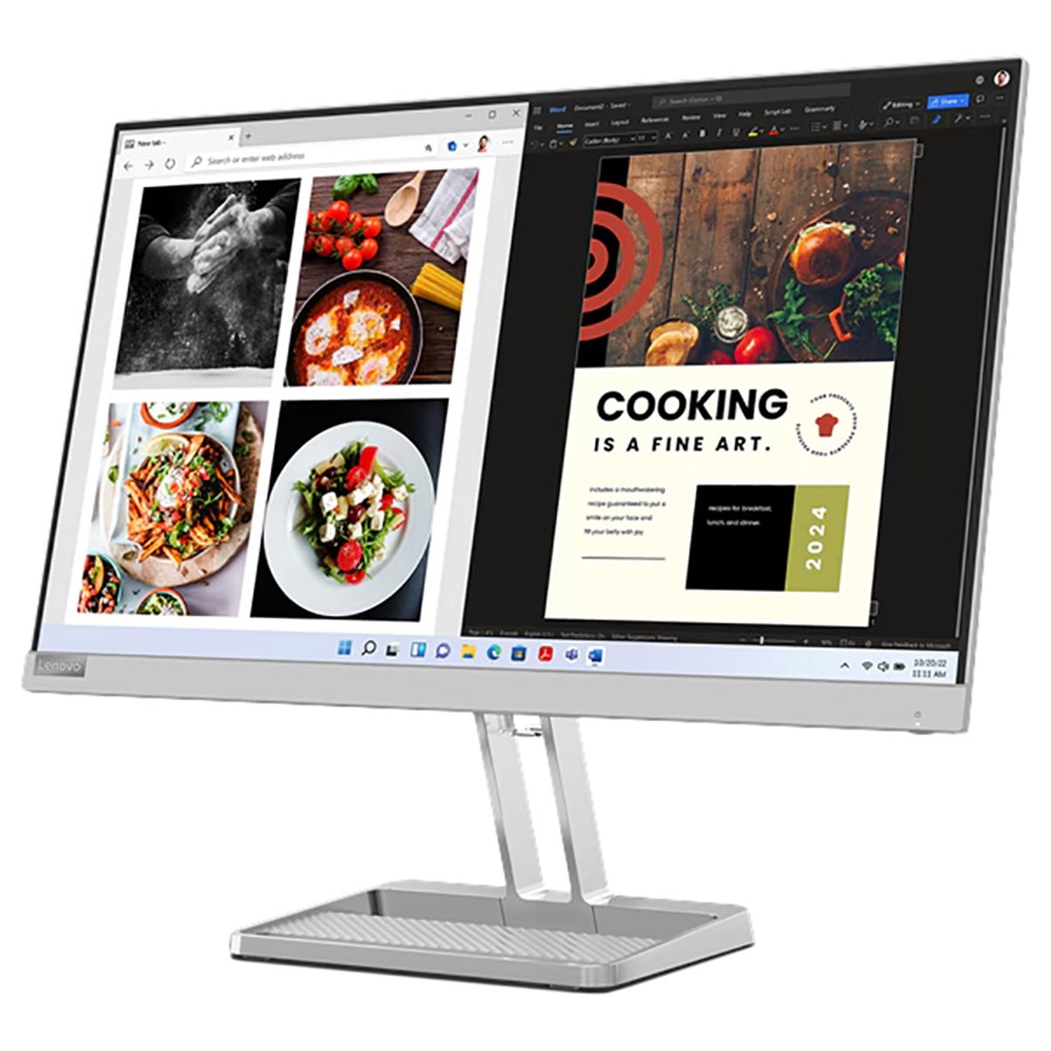 Lenovo L24I-40 24'' LED Monitor | FHD 1920x1080 | 100Hz | IPS