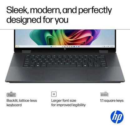 HP OmniBook X Flip 16-as0023dx 2-in-1 Copilot+ PC | Intel Core Ultra 7 256V | 16GB RAM | 1TB SSD | 16" Touch Display | Eclipse Gray (B5UH1UA)