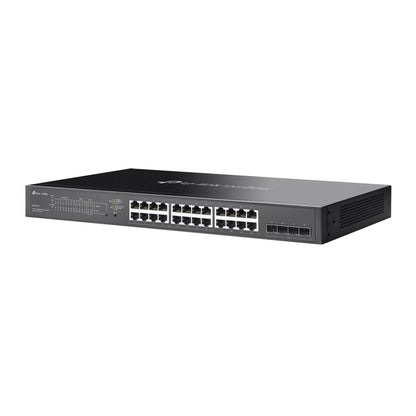 TP-Link SG2428LP Omada 28-Port Gigabit Smart Switch with 16-Port PoE+ | Cloud-Managed PoE+, Advanced Routing, and Silent Enterprise Performance