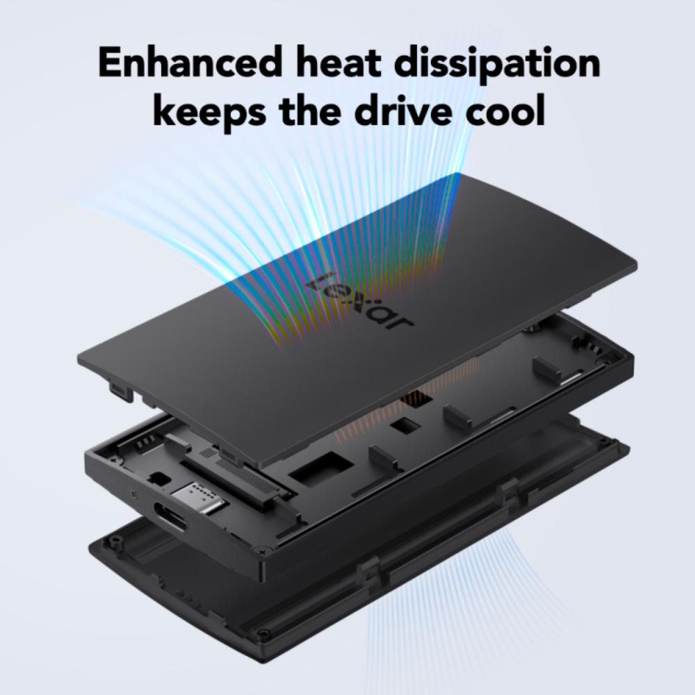 Lexar® SL300 Portable SSD | Up to 1050MB/s Read | USB 3.2 Gen 2 | Compact High-Speed External SSD