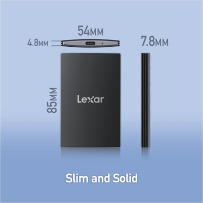 Lexar® SL500 Portable SSD | Up to 2000MB/s Read | USB 3.2 Gen 2x2 | Ultra-Slim External SSD