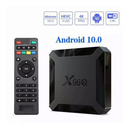 Smart Box X96Q Mini Quad Core 2G+16G 4K 60FPS ANDROID 10V