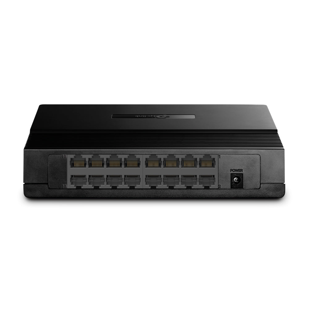 TP-Link TL-SF1016D 16-Port 10/100Mbps Desktop Switch | Scalable, Energy-Efficient, and Plug-and-Play Network Expansion