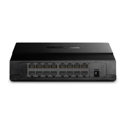 TP-Link TL-SF1016D 16-Port 10/100Mbps Desktop Switch | Scalable, Energy-Efficient, and Plug-and-Play Network Expansion