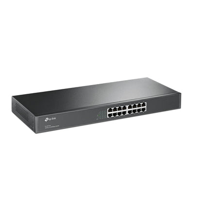 TP-Link L-SF1016 16-Port 10/100Mbps Rackmount Switch | Scalable, Energy-Saving, and Durable Network Expansion