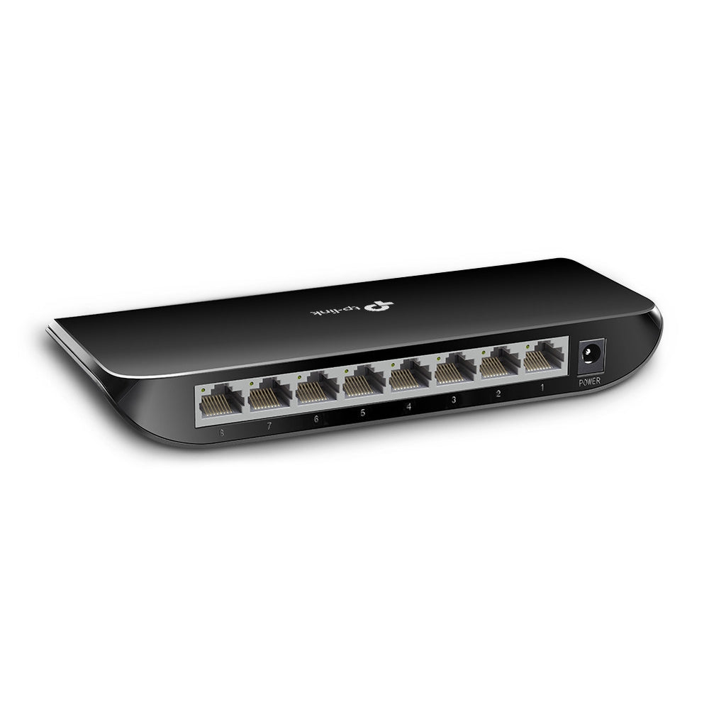 TP-Link TL-SG1008D 8-Port Gigabit Desktop Switch | High-Speed, Energy-Saving, and Effortless Network Expansion