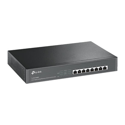 TP-Link TL-SG1008MP 8-Port Gigabit Desktop/Rackmount Switch with 8-Port PoE+ | Full PoE+ Power, Energy Efficiency, and Plug-and-Play Scalability
