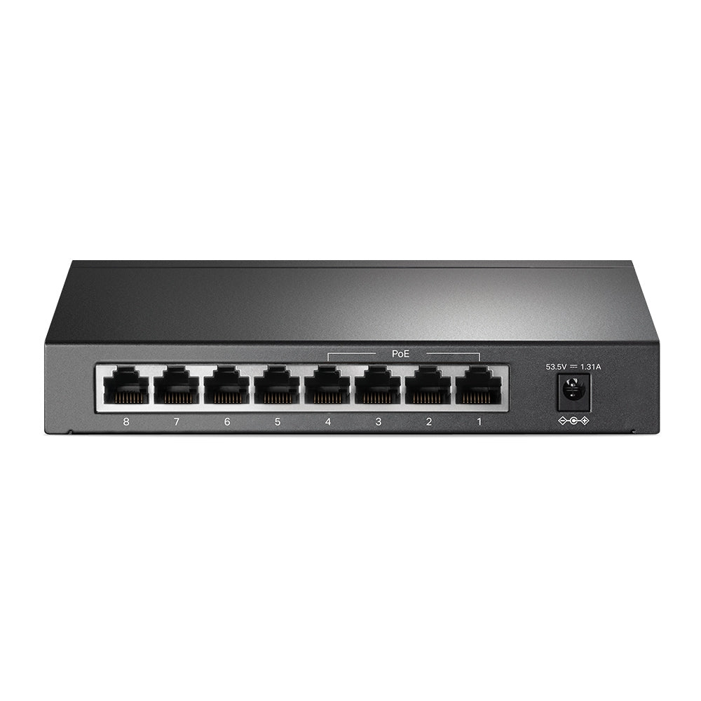TP-Link TL-SG1008P 8-Port Gigabit Desktop Switch with 4-Port PoE+ | High-Speed PoE+ with QoS for Seamless, Plug-and-Play Connectivity