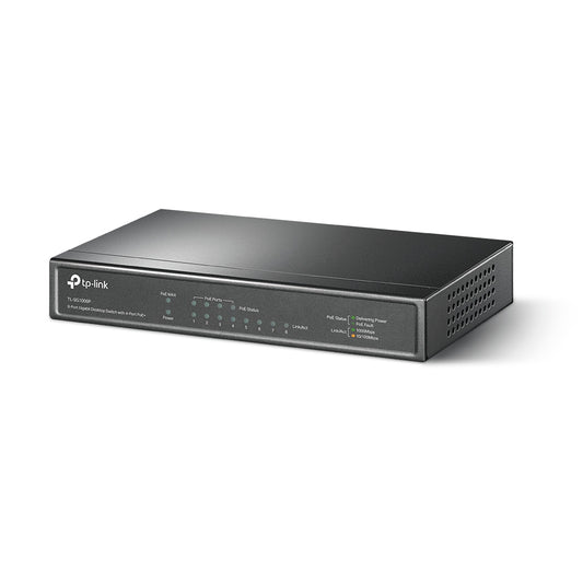 TP-Link TL-SG1008P 8-Port Gigabit Desktop Switch with 4-Port PoE+ | High-Speed PoE+ with QoS for Seamless, Plug-and-Play Connectivity