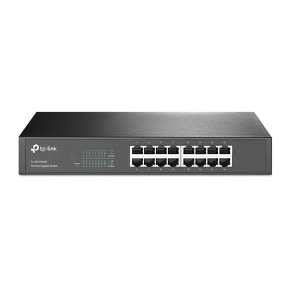 TP-Link TL-SG1016D 16-Port Gigabit Desktop/Rackmount Switch | High-Speed, Energy-Efficient, and Scalable Network Expansion