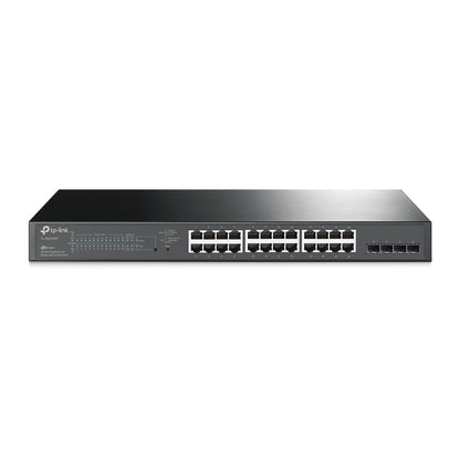 TP-Link TL-SG2428P JetStream 28-Port Gigabit Smart Switch with 24-Port PoE+ | Enterprise-Grade PoE+, Omada SDN Integration, and Advanced IPv6 Networking