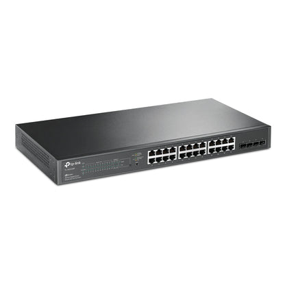 TP-Link TL-SG2428P JetStream 28-Port Gigabit Smart Switch with 24-Port PoE+ | Enterprise-Grade PoE+, Omada SDN Integration, and Advanced IPv6 Networking