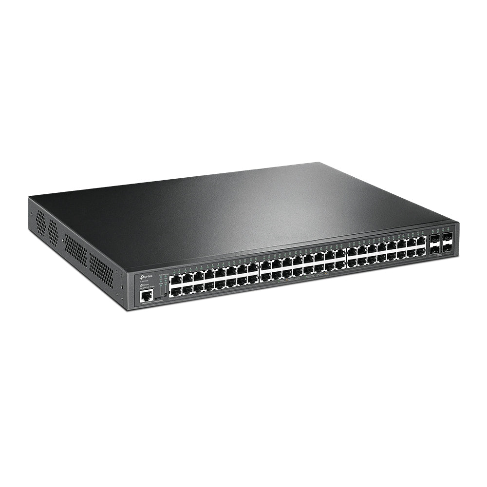 TP-Link TL-SG3452P JetStream 52-Port Gigabit L2+ Managed Switch with 48-Port PoE+ | High-Density PoE+, Omada SDN Integration, and Enterprise-Grade Layer 2+ Control