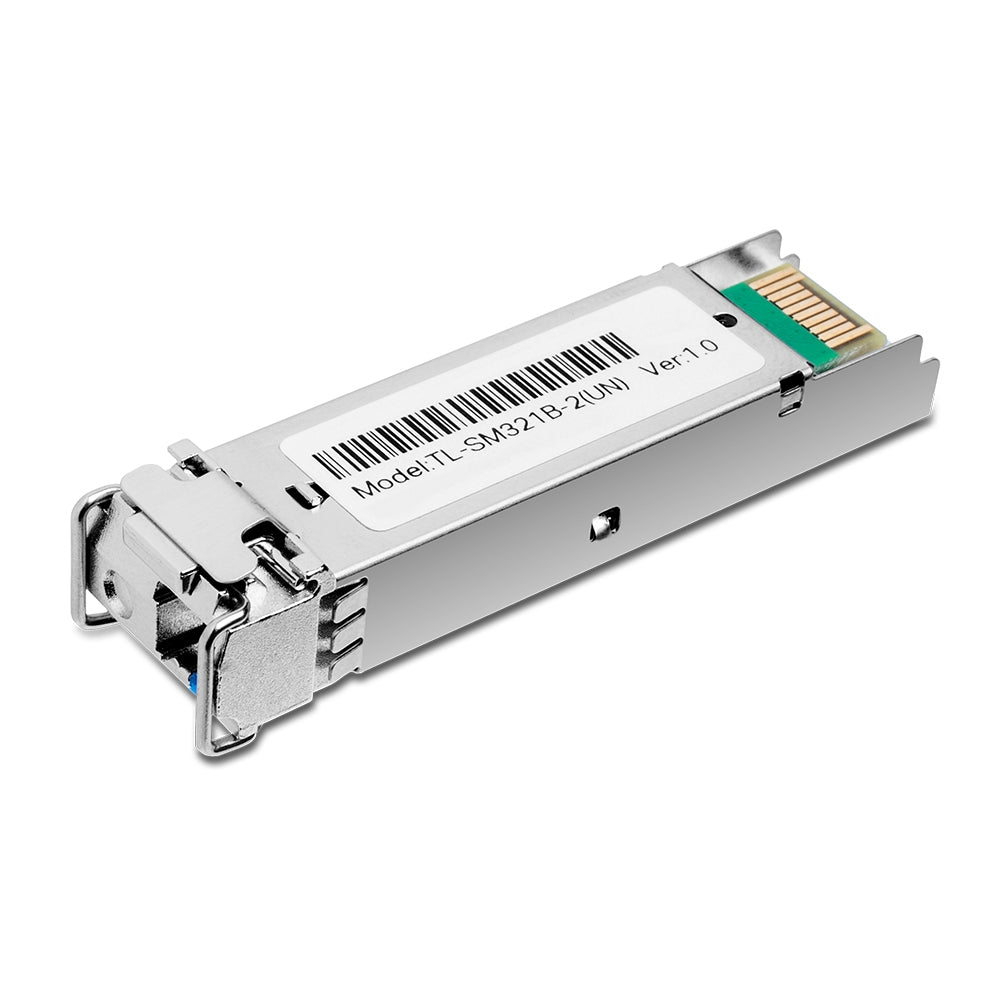 TP-Link TL-SM321B-2 1000Base-BX WDM Bi-Directional SFP Module | Gigabit Single-Fiber Transceiver with DDM and Hot-Swap Support