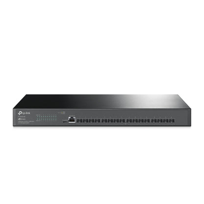 TP-Link TL-SX3016F JetStream 16-Port 10GE SFP+ L2+ Managed Switch | High-Bandwidth Aggregation, Redundant Power, and Omada SDN Integration