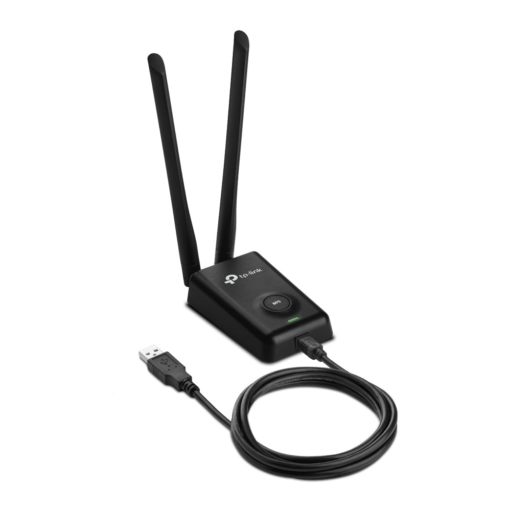 TP-Link TL-WN8200ND 300Mbps High Power Wireless USB Adapter | Long-Range Wi-Fi Adapter with WPS Security, USB Extension Cable, and Multi-OS Support