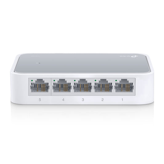TP-Link TL-SF1005D 5-Port 10/100Mbps Desktop Switch | Efficient, Eco-Friendly, and Hassle-Free Network Expansion