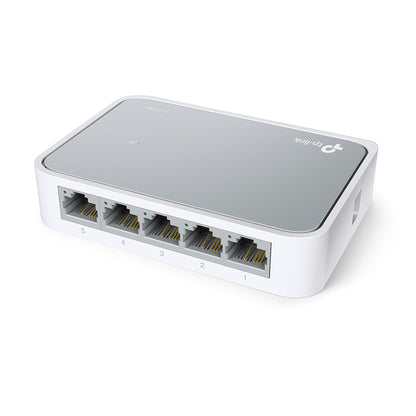 TP-Link TL-SF1005D 5-Port 10/100Mbps Desktop Switch | Efficient, Eco-Friendly, and Hassle-Free Network Expansion