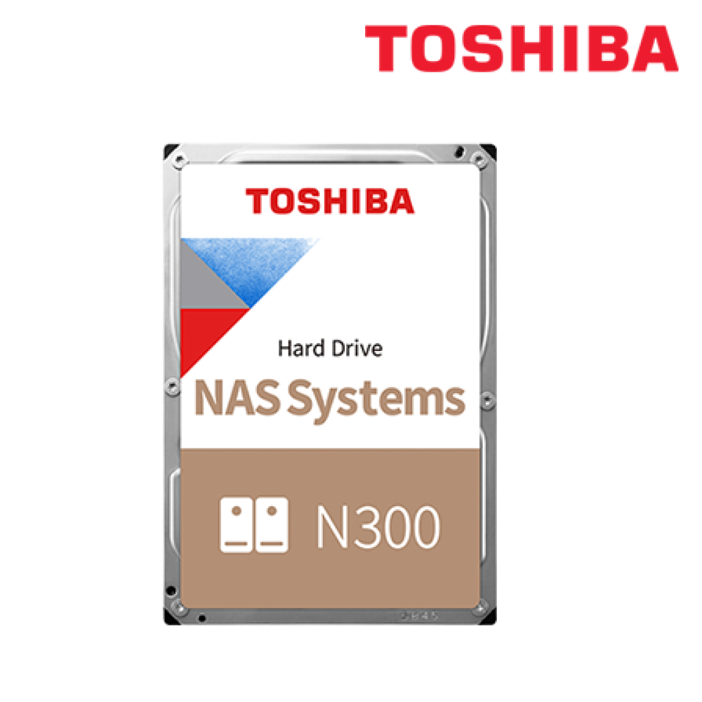 Toshiba N300 | 8TB NAS 3.5-Inch Internal Hard Drive | CMR SATA 6Gb/s | 7200 RPM