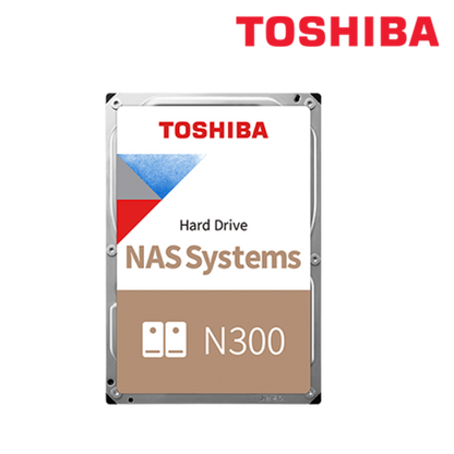 Toshiba N300 | 8TB NAS 3.5-Inch Internal Hard Drive | CMR SATA 6Gb/s | 7200 RPM