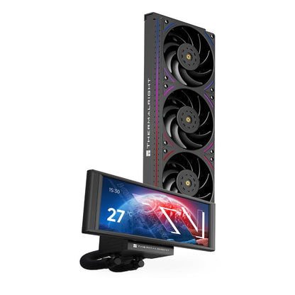 Thermalright Trofeo Vision 360 ARGB White & Black 360mm AIO Liquid CPU Cooler | 6.86" LCD Screen