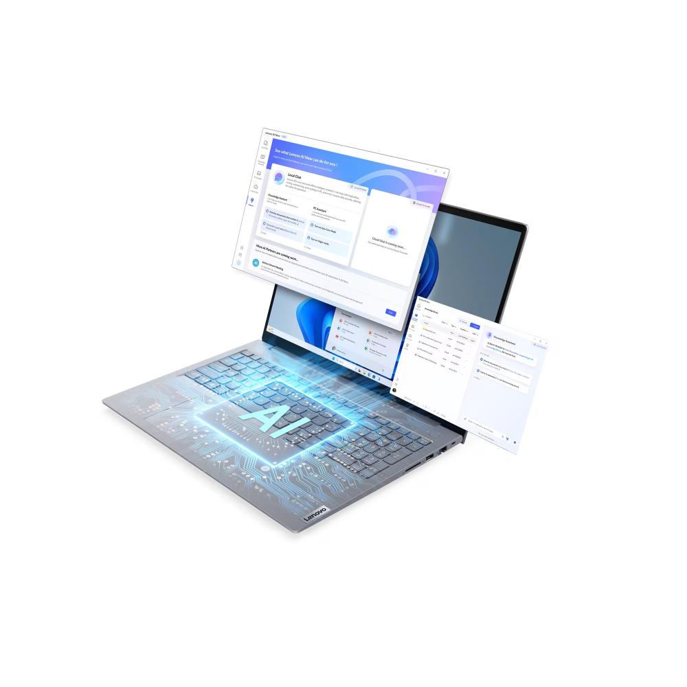 Lenovo ThinkBook 16 G8 IAL | Intel Core Ultra 5 225U | 8GB DDR5 | 512GB NVMe SSD | 16" WUXGA IPS | AI PC | DOS | Arctic Grey