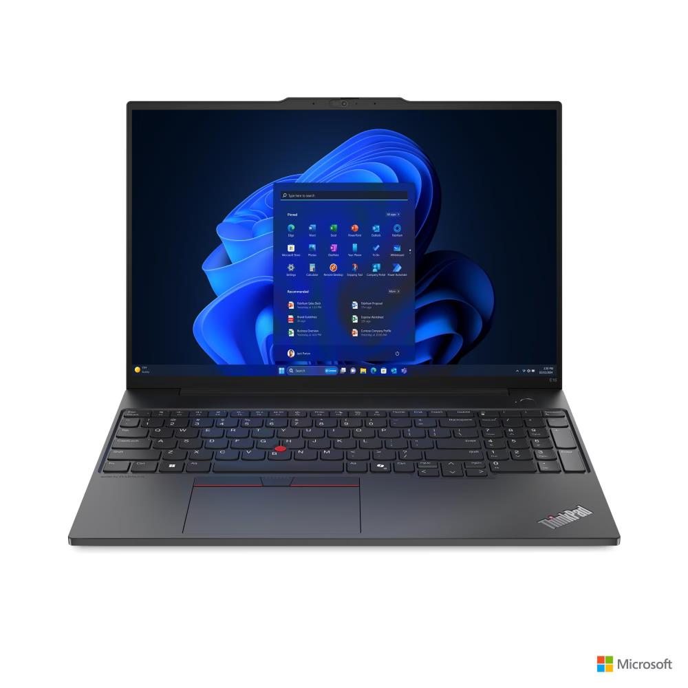 Lenovo ThinkPad E16 Gen 2 | Intel Core Ultra 5 125U | 8GB DDR5 | 512GB SSD | 16" WUXGA IPS | Backlit Keyboard | Wi-Fi 6E | Thunderbolt 4