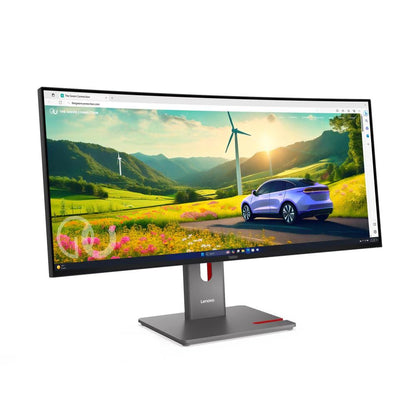 Lenovo ThinkVision P34WD-40 34" WQHD Curved USB-C Docking Monitor | 3440×1440 | IPS Black | 120Hz | 98% DCI-P3 | 99% sRGB | 140W PD 3.1 | 2.5GbE | KVM | PIP/PBP