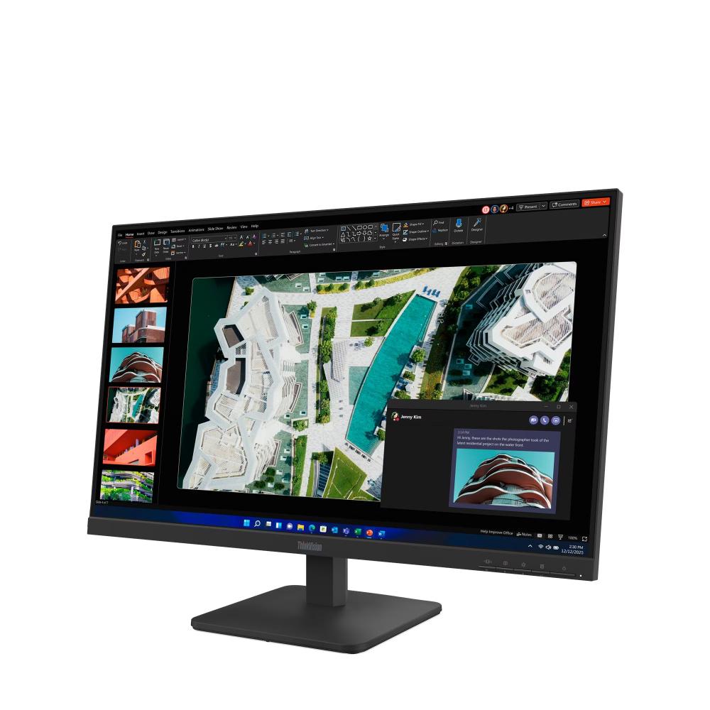 Lenovo ThinkVision S27-4e 27" FHD IPS Monitor | 1920×1080 | 100Hz | 99% sRGB | HDMI 1.4 | VGA | VESA 100×100 | Raven Black