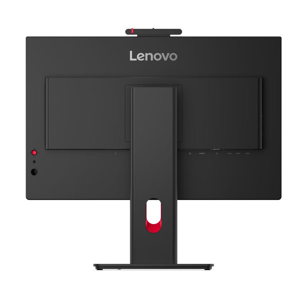 Lenovo ThinkVision T24-4v Monitor | 23.8" FHD IPS | 1920×1080 | 48–120Hz | 99% sRGB | 5MP IR+RGB Webcam | 3W×2 Speakers | HDMI 1.4 | DisplayPort 1.2 | VGA