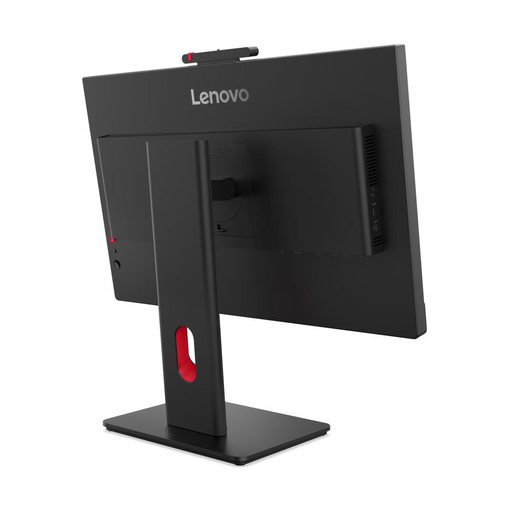 Lenovo ThinkVision T24-4v Monitor | 23.8" FHD IPS | 1920×1080 | 48–120Hz | 99% sRGB | 5MP IR+RGB Webcam | 3W×2 Speakers | HDMI 1.4 | DisplayPort 1.2 | VGA