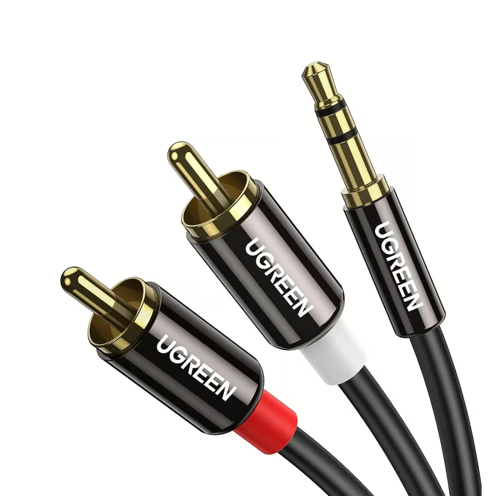 UGREEN 10590 | AUX Audio Cable 3.5mm to RCA (HiFi Sound, 3m)