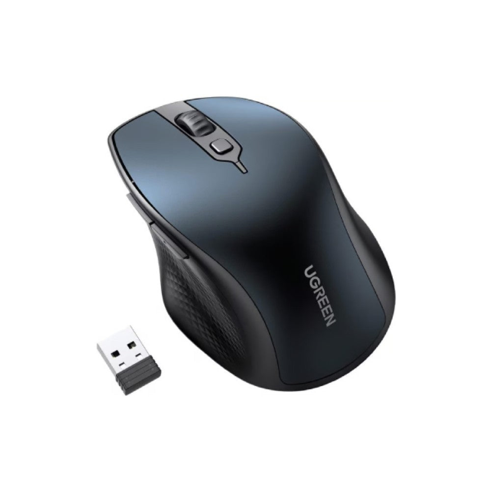 Ugreen 25752 MU006 | Dual Mode Wireless Mouse, Bluetooth + 2.4G, 4000 DPI, Silent Click, Ergonomic Design