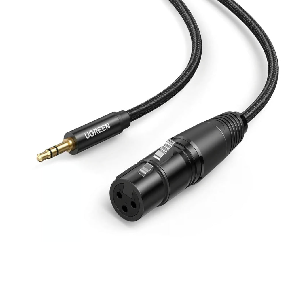UGREEN 20244 | 3.5mm to XLR Male/Female Microphone Cable (2m)