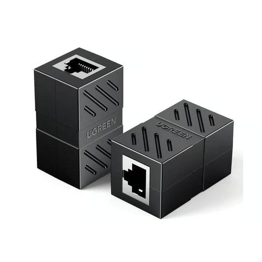 UGREEN 20390 | RJ45 Ethernet Coupler (Cat7/Cat6/Cat5e, Black)
