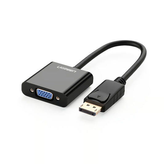 UGREEN 20415 | DisplayPort Male to VGA Female Converter | 1080p Full HD | Plug & Play | Gold-Plated Connectors | Compact Design