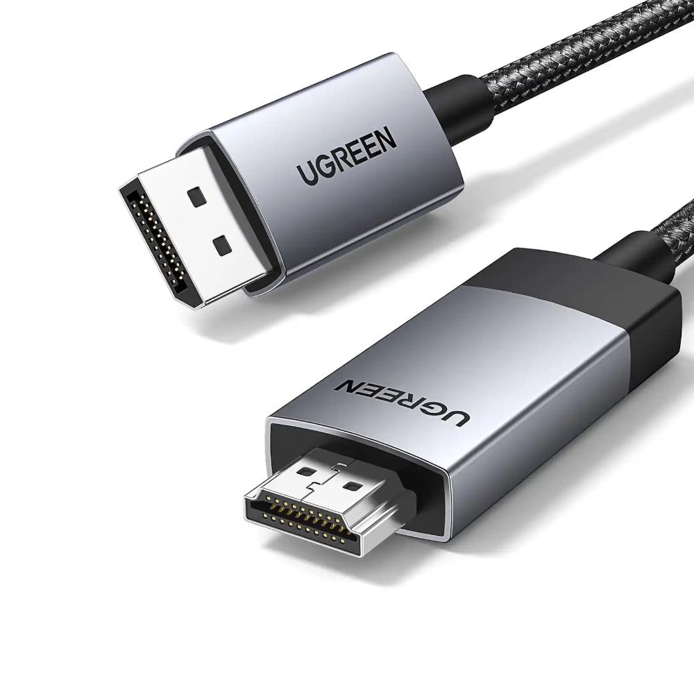 UGREEN 25491 | DisplayPort 1.2 to HDMI Cable (3m, 4K@60Hz HDR)