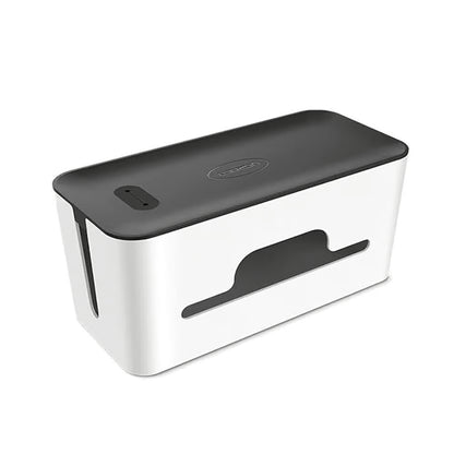 UGREEN 30398 | Universal Cable Wire Management Box | Size L and S | ABS Flame-Retardant | Lid with Ventilation | Power Strip Organizer | For Home, Office, Workstation