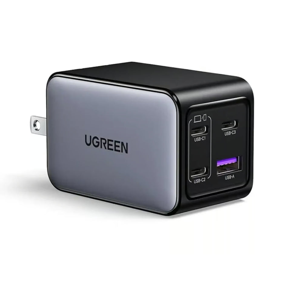 UGREEN 35963 Nexode | 65W GaN Fast Charger | 4-Port (2×USB-C + 2×USB-A) | Foldable Plug