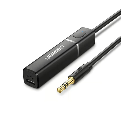 UGREEN 40761 | Bluetooth 4.2 Audio Transmitter | Dual Link APTX | 3.5mm AUX Jack | Wireless Music Adapter | For TV, PC, Laptop, Headphones, Speakers