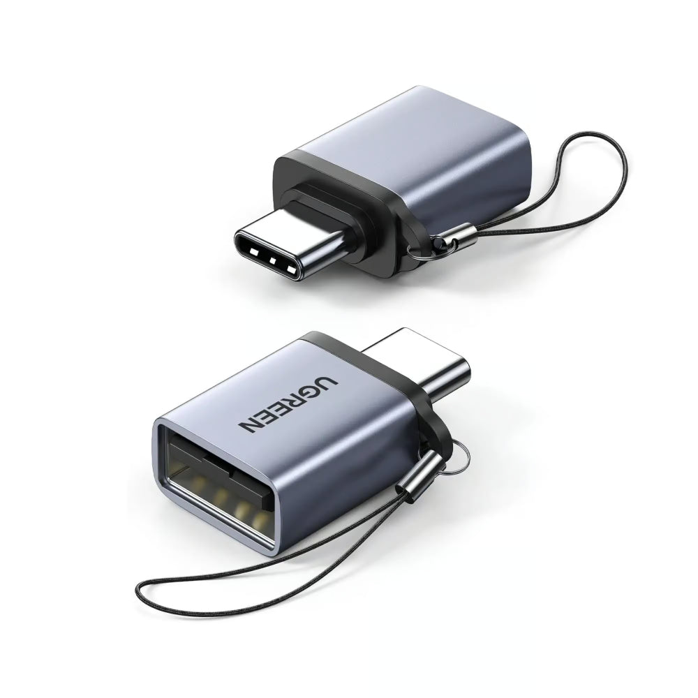 UGREEN 50283 USB‑C to USB 3.0 Adapter Cable with Lanyard (Space Gray) | Professional Connectivity Solution