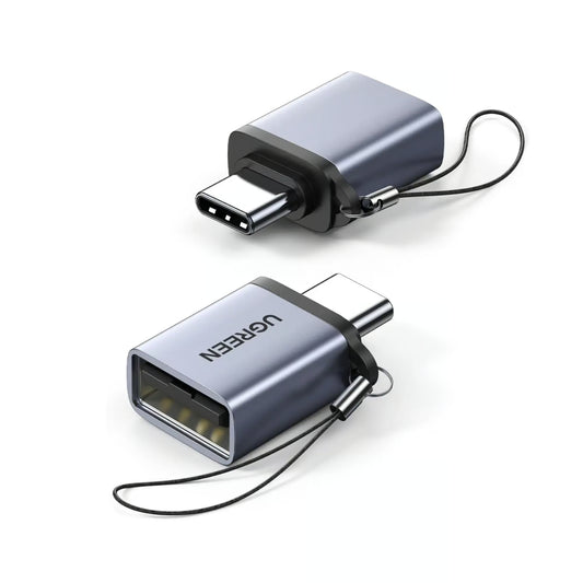 UGREEN 50283 USB‑C to USB 3.0 Adapter Cable with Lanyard (Space Gray) | Professional Connectivity Solution
